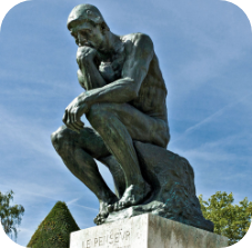 The Thinker by Auguste Rodin